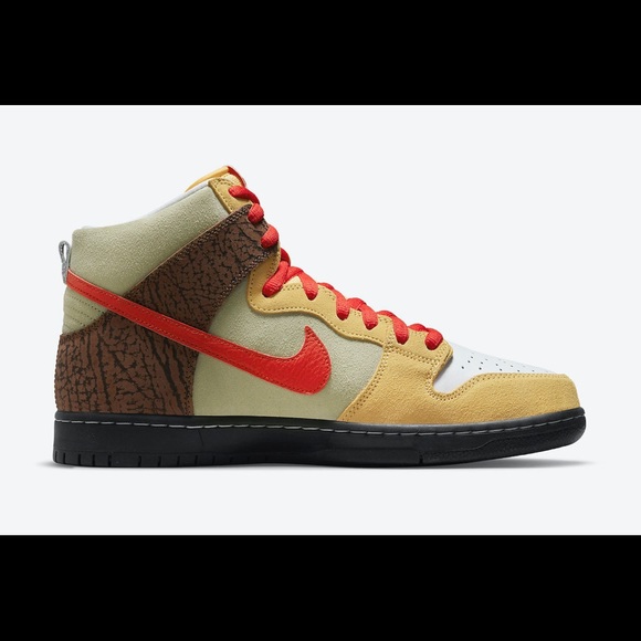 Nike SB Dunk High ISO Orange Label Kebab & Destroy - Picture 3 of 13